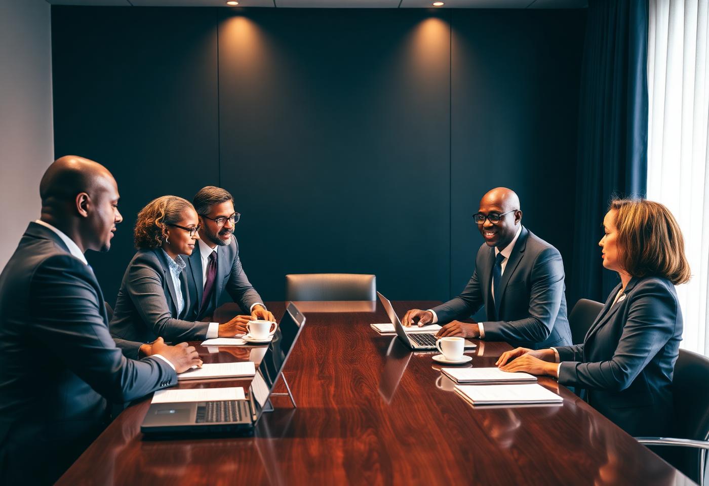 Équipe juridique de Juriste Inovation en réunion de conseil à Abidjan